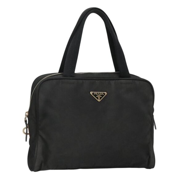PRADA Hand Bag Nylon Black Auth - Picture 12 of 16